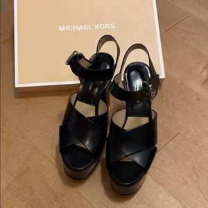 Michael Kors Leather Platforms